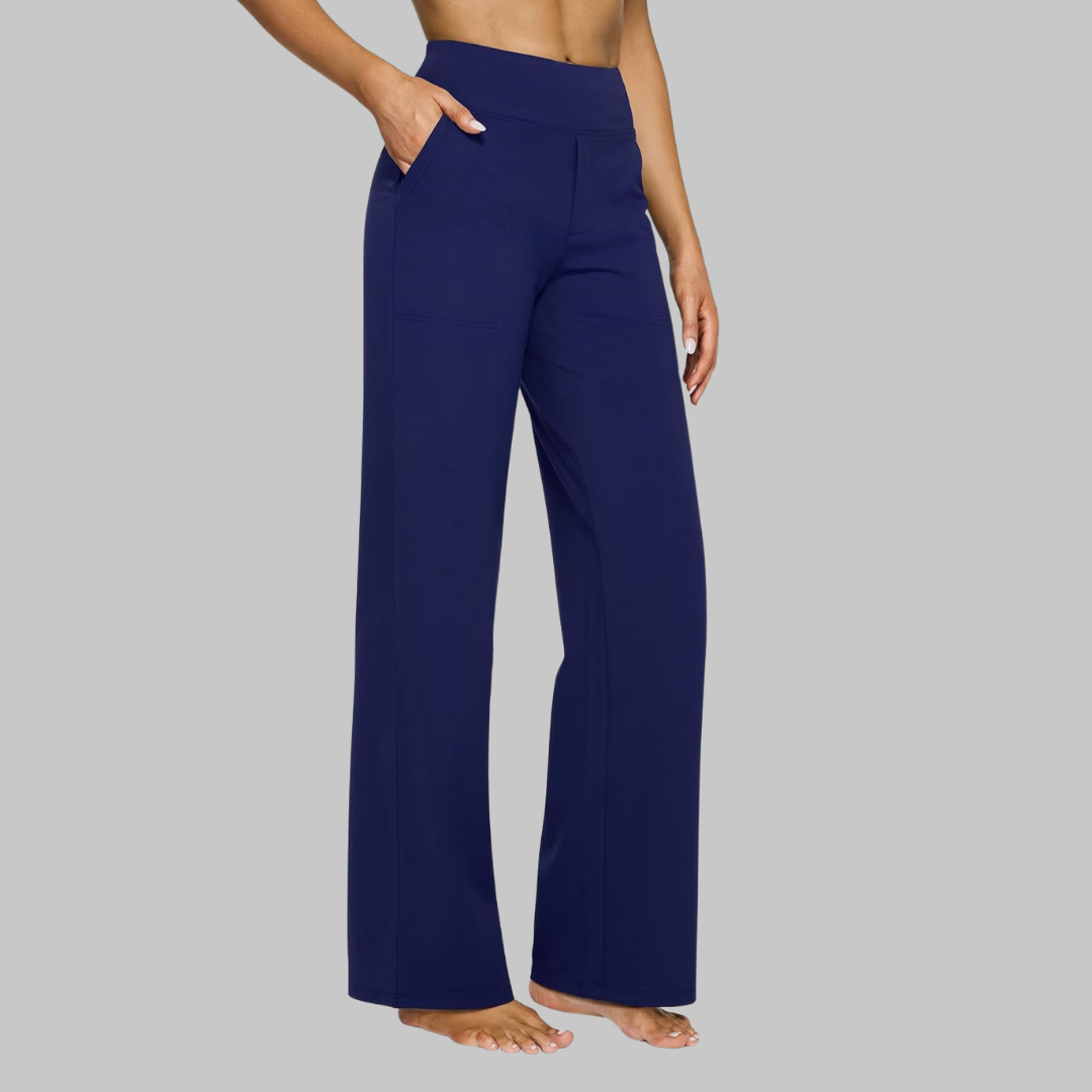 Rosalie Stretchbroek | Dames Broek met Hoge Taille en Zachte Ademende Stretchstof
