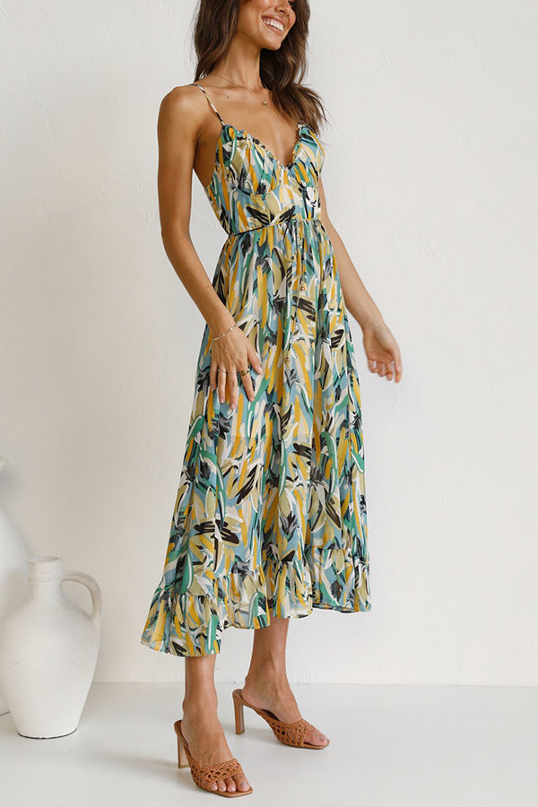 Lisanne | Midikleid voor Dames – Schmeichelende Silhouette, Elegant & Kleurrijk