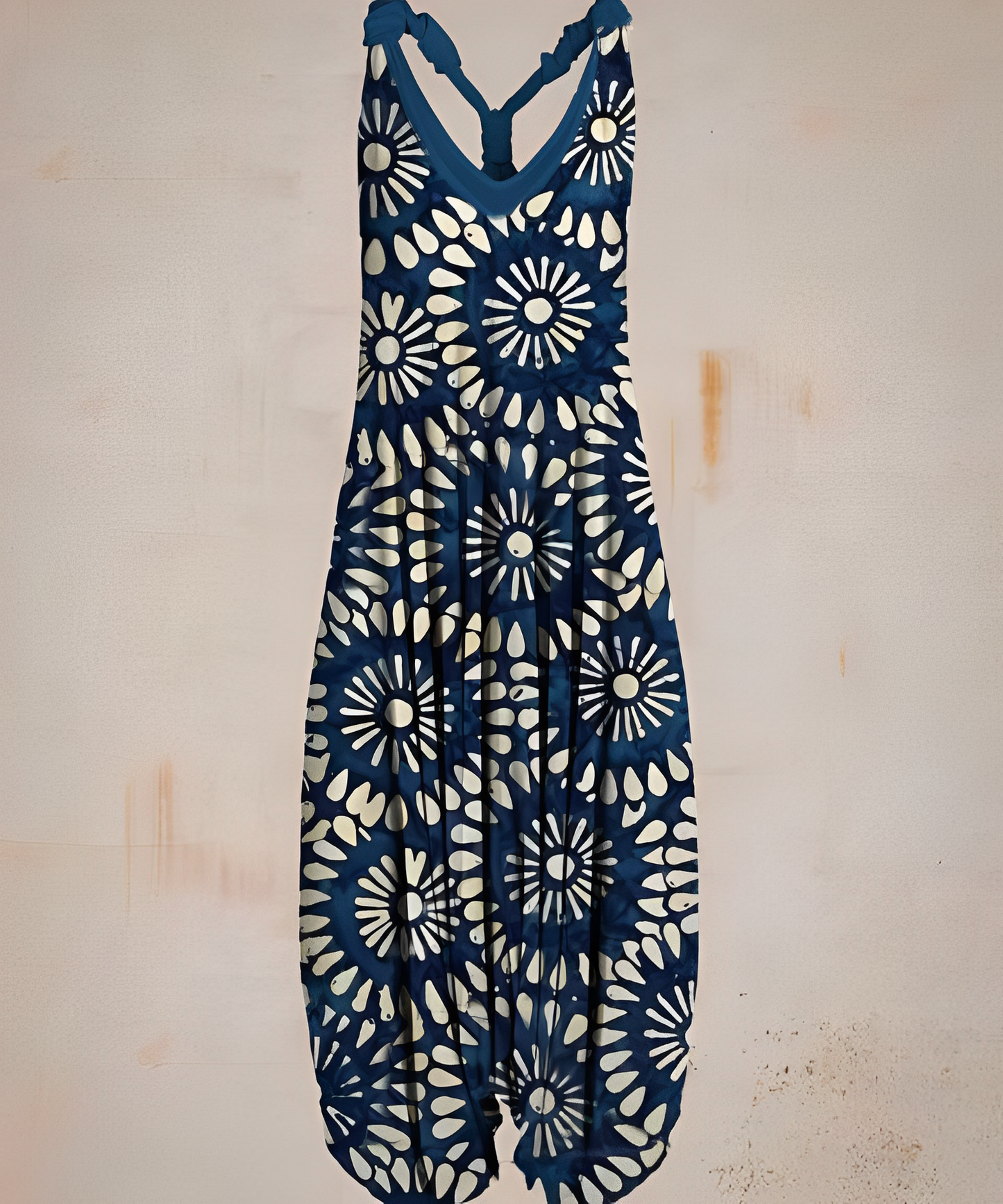 Kimora | Boho Chic Jumpsuit voor Dames - V-Ausschnitt en Printdesign