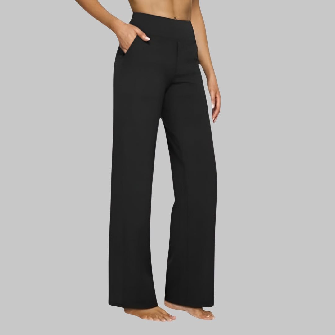 Rosalie Stretchbroek | Dames Broek met Hoge Taille en Zachte Ademende Stretchstof