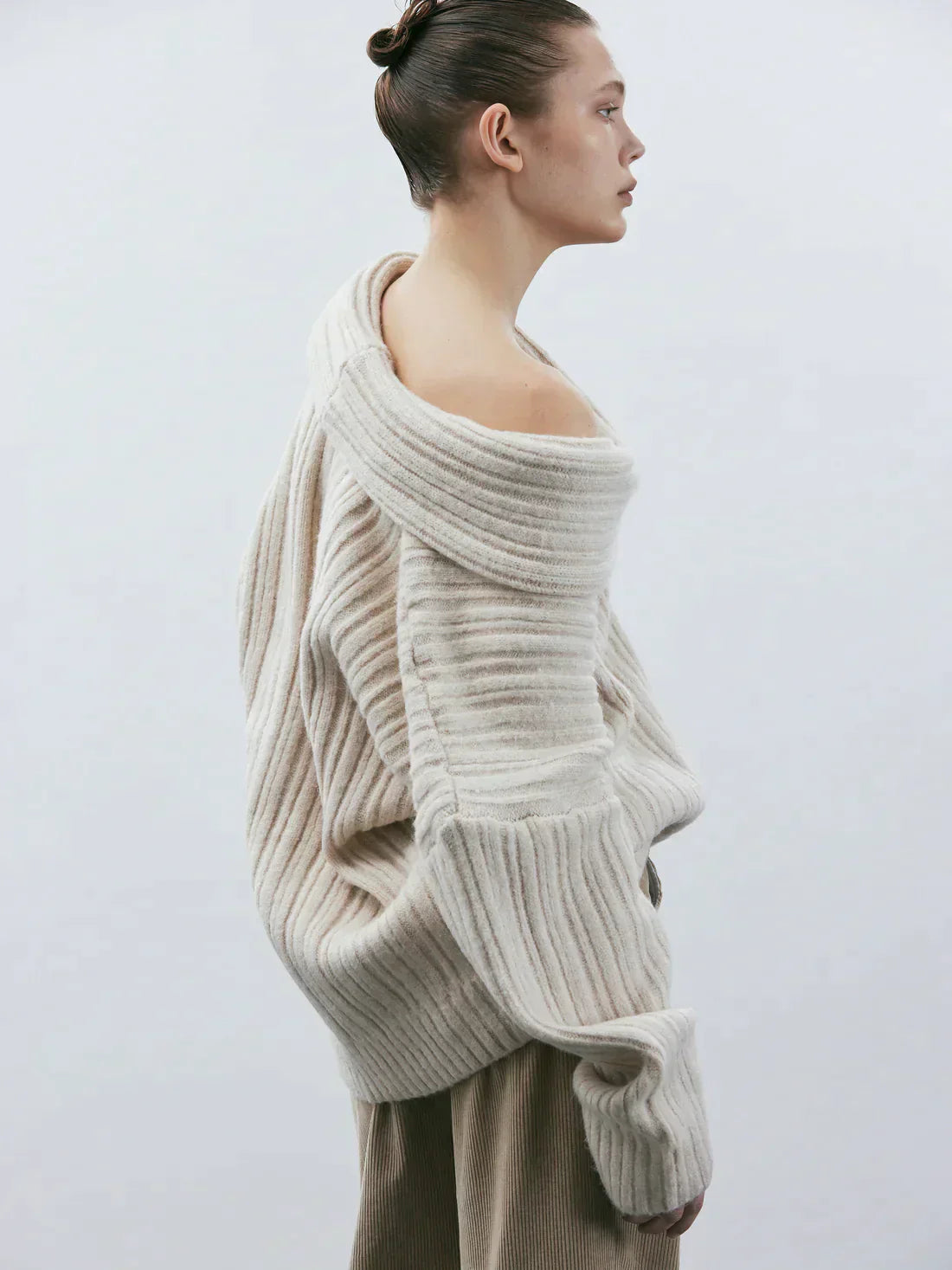 Oversized Wollen Trui | Dames Gebreide Trui met Ademend Warmtecomfort