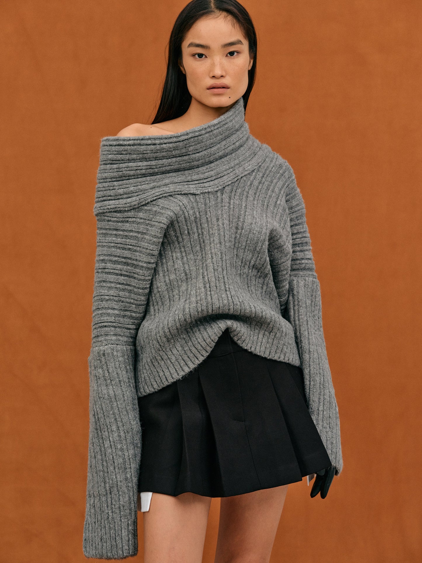 Oversized Wollen Trui | Dames Gebreide Trui met Ademend Warmtecomfort