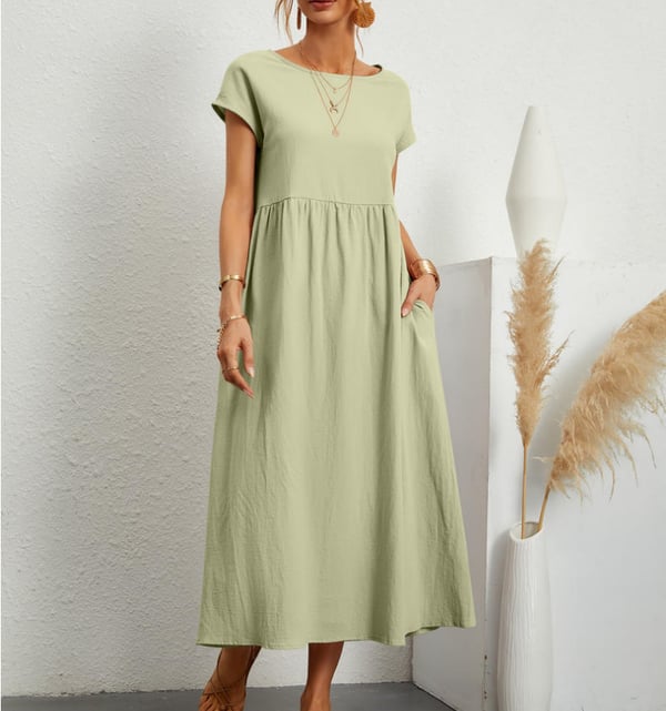 Linde | Leinen Jurk voor Dames – Luchtig, Comfortabel, en Stijlvol