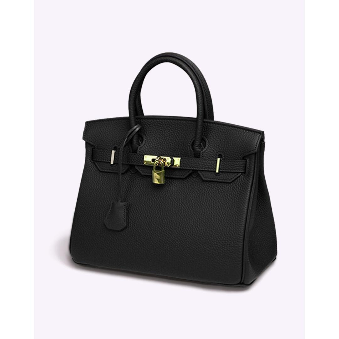 Mea Handtas | Luxe Dames Handtas van Leer met Gouden Hardware en Iconisch Design