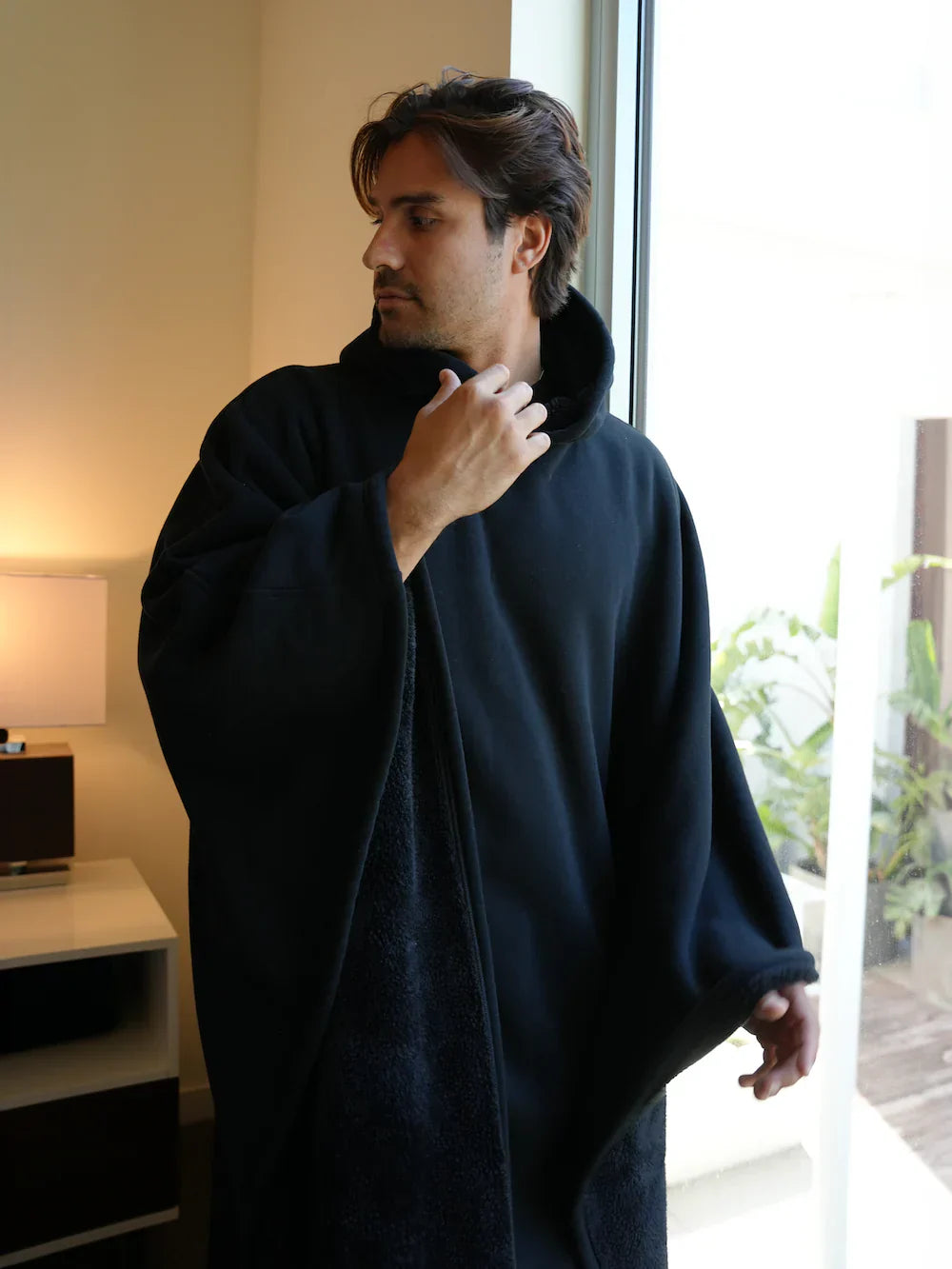 Robin Hoodie Blanket Dames | Oversized Deken Hoodie met Zijdezachte Stof