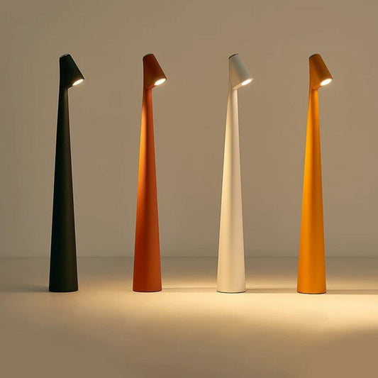 Draadloze Tafellamp – Aluminium, Minimalistisch Design met Touch-Functie voor Woonkamer of Eetkamer Verlichting