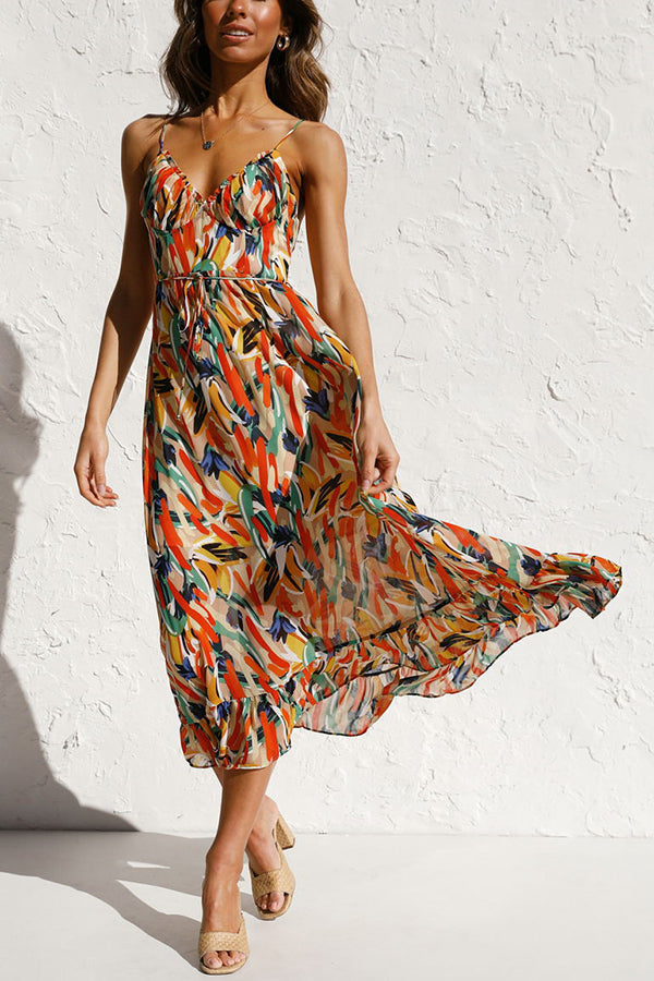 Lisanne | Midikleid voor Dames – Schmeichelende Silhouette, Elegant & Kleurrijk