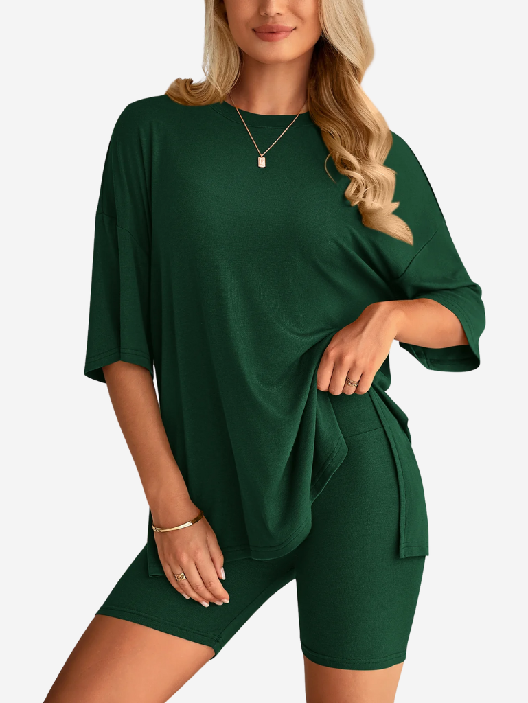 Danielle Duo Set | Oversized T-shirt & Short voor Dames met Comfortabele Pasvorm