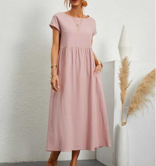 Linde | Leinen Jurk voor Dames – Luchtig, Comfortabel, en Stijlvol