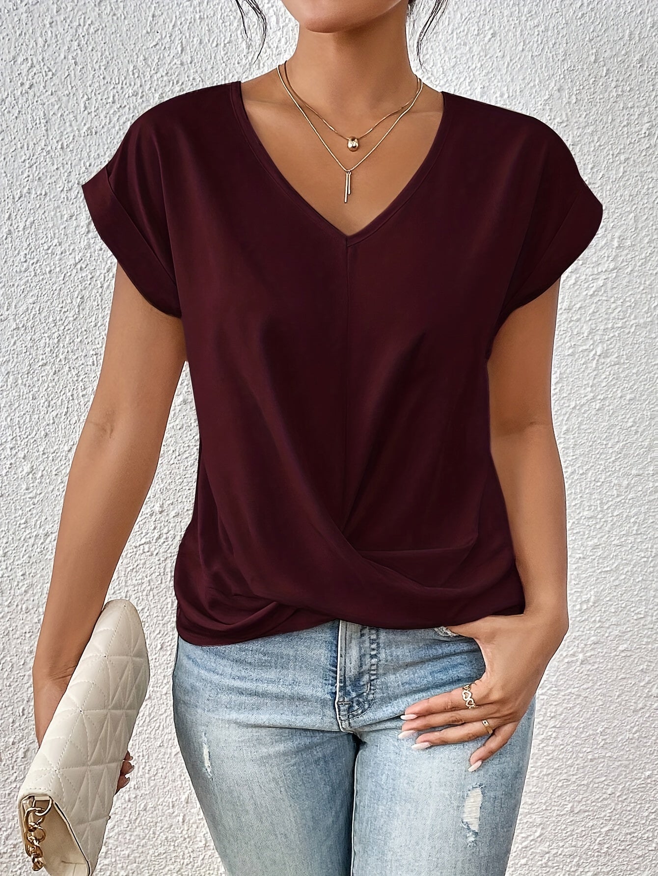 Sweetheart T-shirt | Dames T-shirt met V-hals en ademende stof