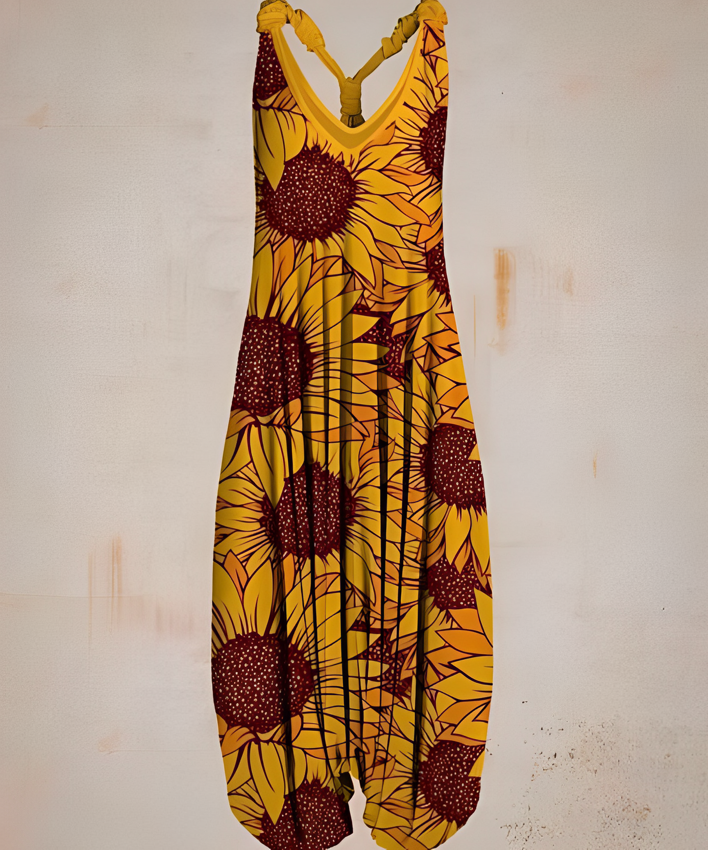 Kimora | Boho Chic Jumpsuit voor Dames - V-Ausschnitt en Printdesign