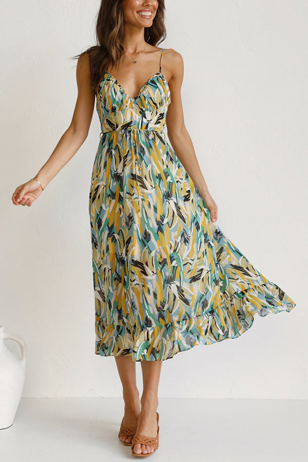 Lisanne | Midikleid voor Dames – Schmeichelende Silhouette, Elegant & Kleurrijk