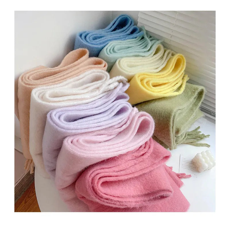 Nela Pastel Sjaal | Dames Sjaal met Warme Zachte Stof en Tijdloze Pasteltinten
