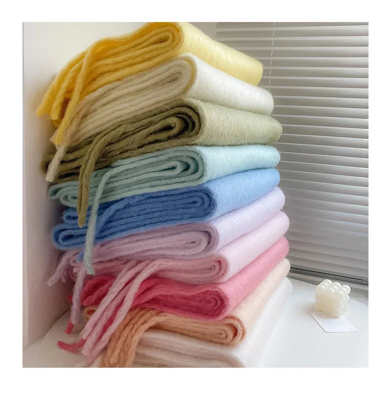 Nela Pastel Sjaal | Dames Sjaal met Warme Zachte Stof en Tijdloze Pasteltinten