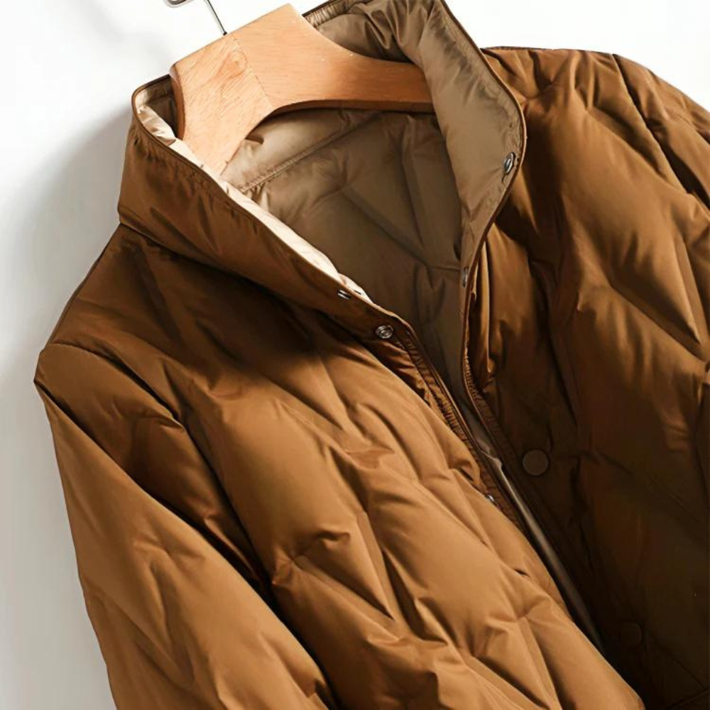 Warme Donsjas | Dames Winterjas met Halflange Lengte en Lichtgewicht Comfort