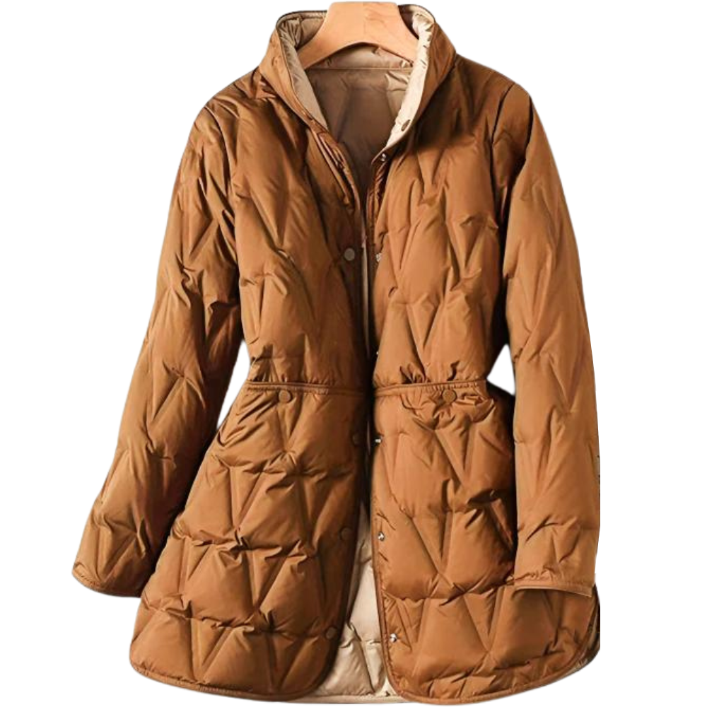 Warme Donsjas | Dames Winterjas met Halflange Lengte en Lichtgewicht Comfort