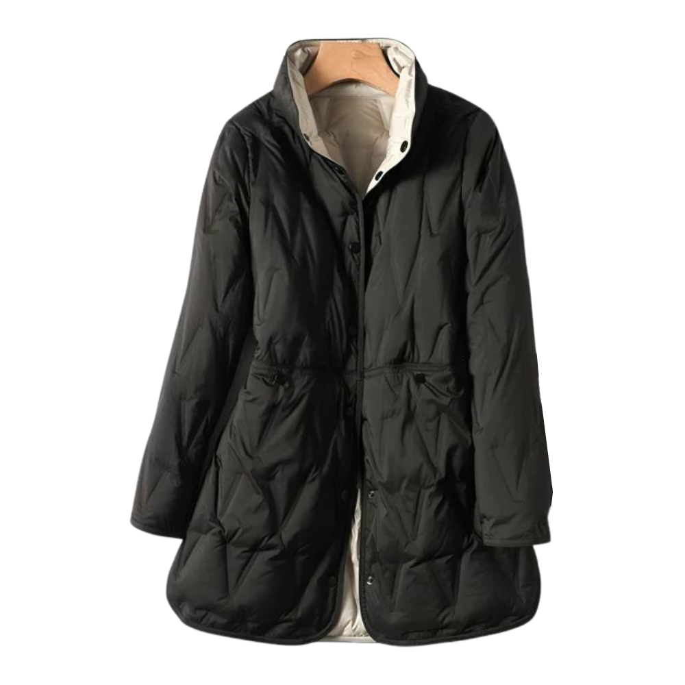 Warme Donsjas | Dames Winterjas met Halflange Lengte en Lichtgewicht Comfort