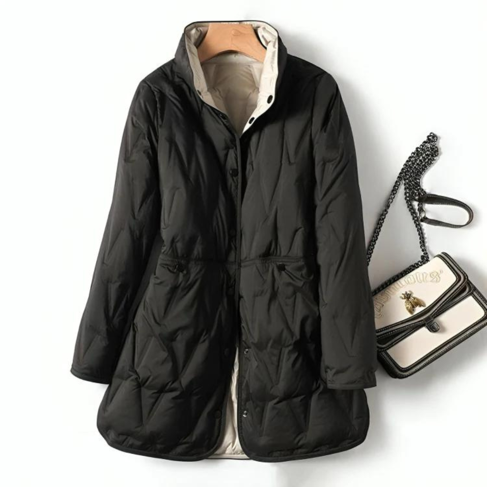 Warme Donsjas | Dames Winterjas met Halflange Lengte en Lichtgewicht Comfort