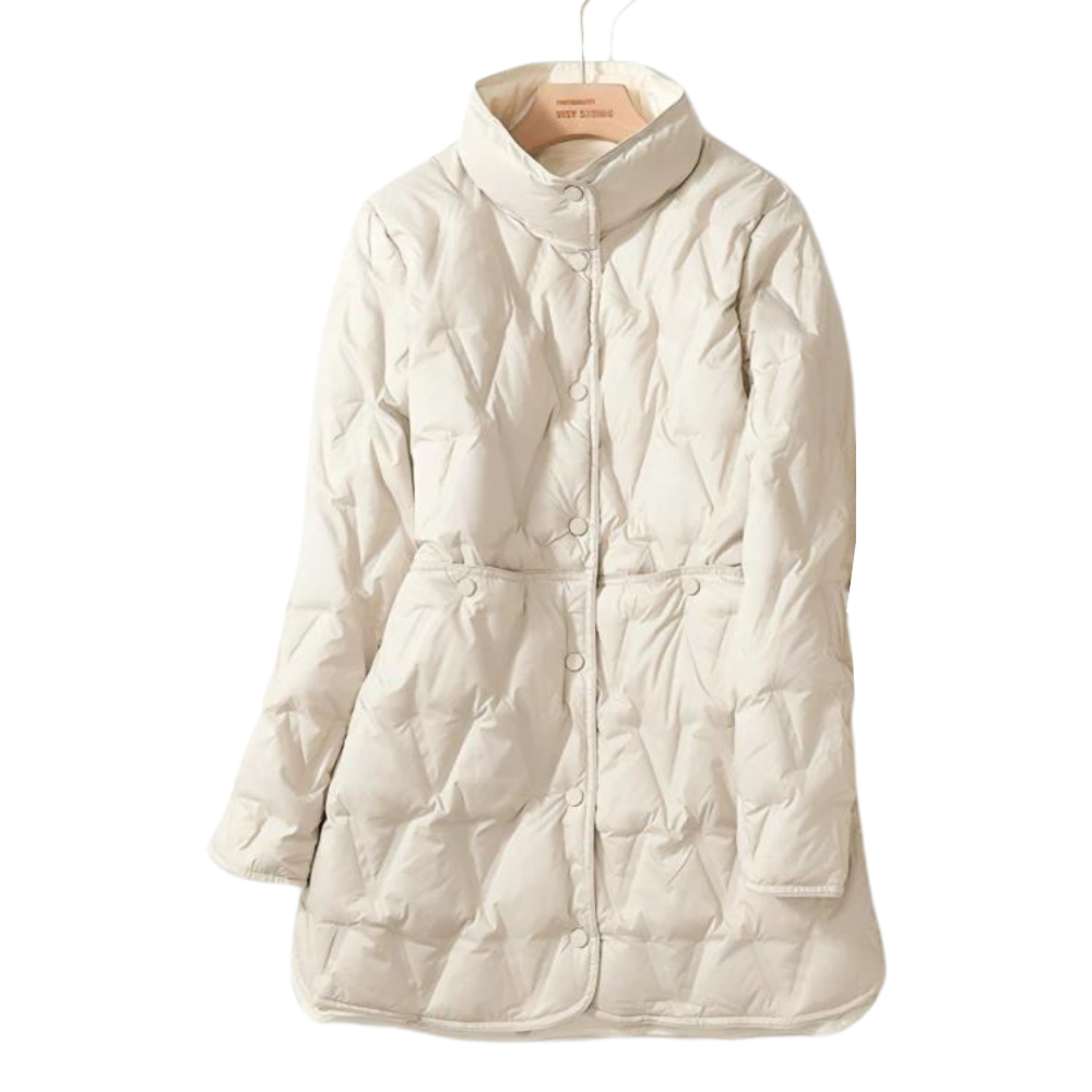 Warme Donsjas | Dames Winterjas met Halflange Lengte en Lichtgewicht Comfort