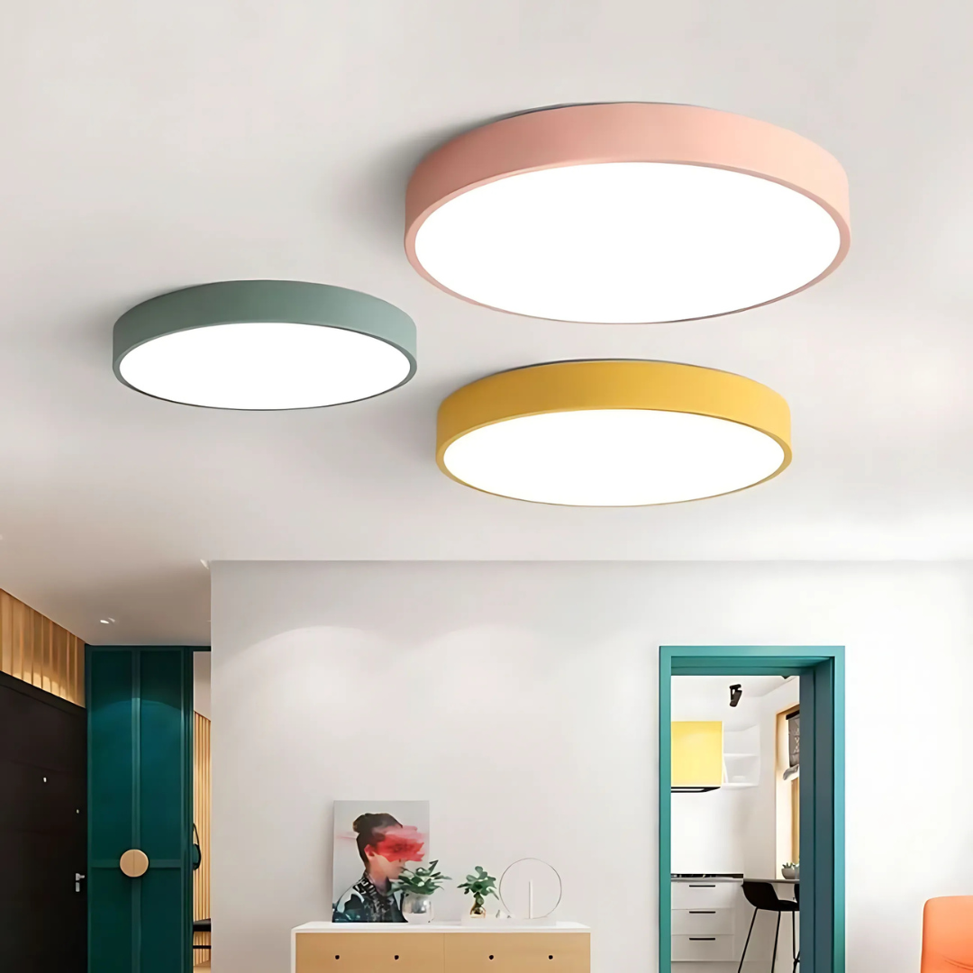 Scandinavische Houten Plafondlamp – Natuurlijk Hout, Modern Design voor Slaapkamer of Woonkamer Verlichting