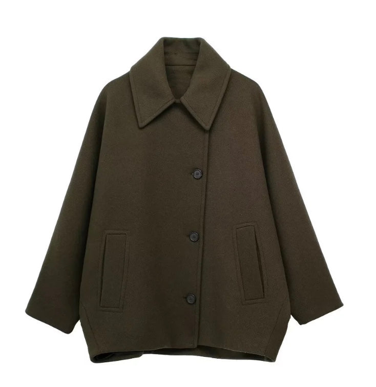 Lizzy | Trendy oversized wollen jas