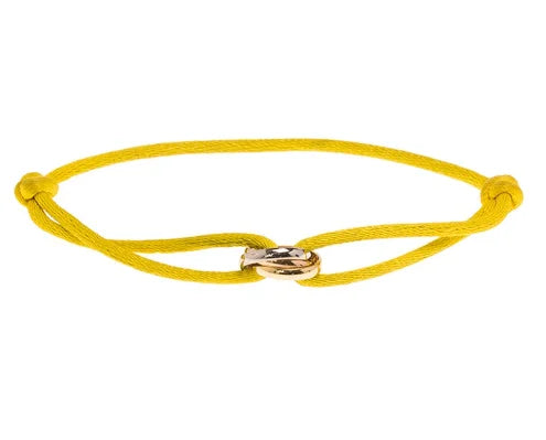 Gerlinda Drie-Eenheid Armband | Uniseks armband met verstrengelde ringen