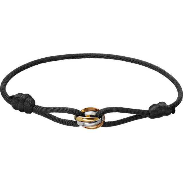 Gerlinda Drie-Eenheid Armband | Uniseks armband met verstrengelde ringen