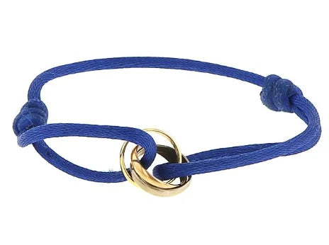 Gerlinda Drie-Eenheid Armband | Uniseks armband met verstrengelde ringen