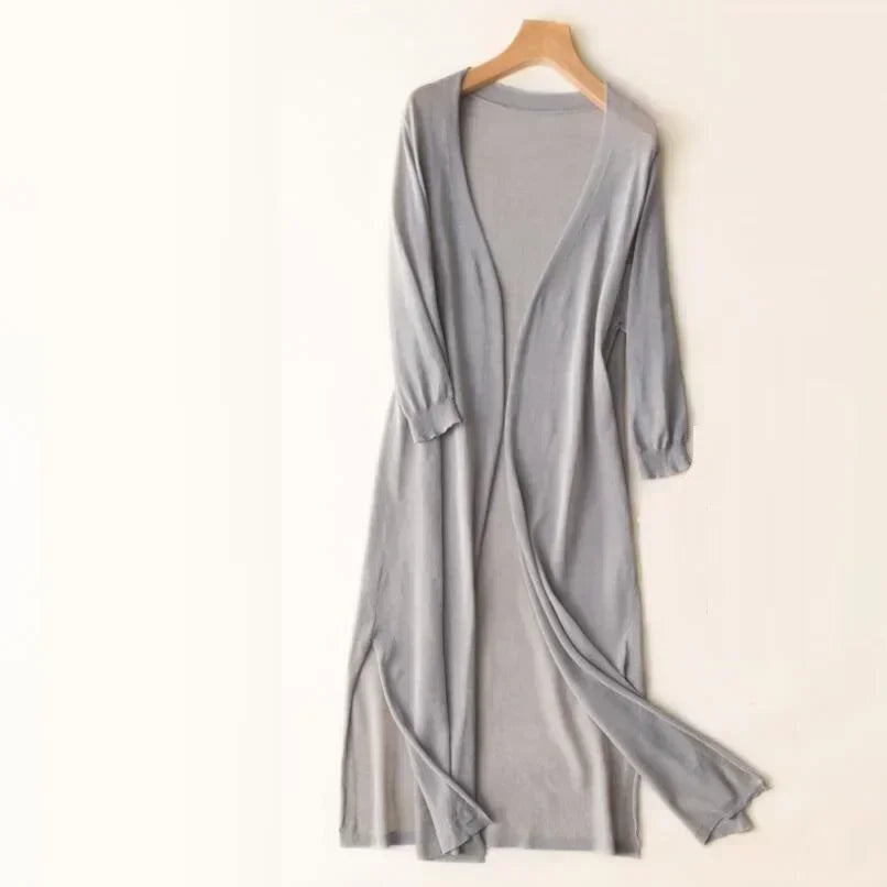 Feline | Dames Lange Vest – Lichtgewicht – Tijdloze Elegantie – Ademend & Comfortabel