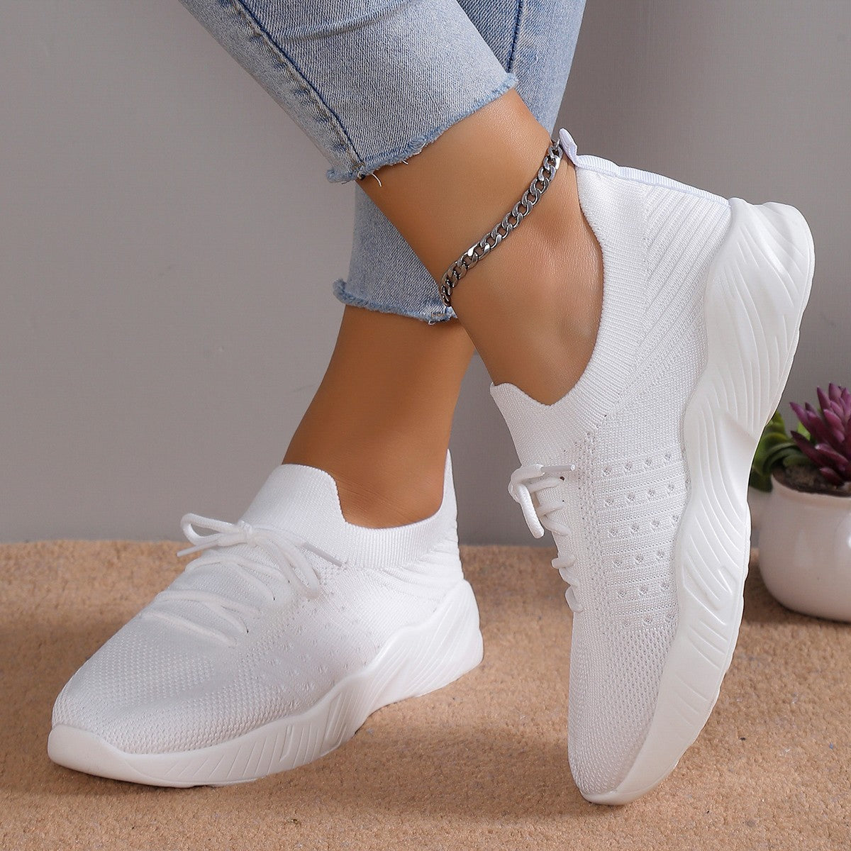 Vivian | Dames Sportschoenen – Orthopedisch, Ademend Mesh, Lichtgewicht met Zachte Zool