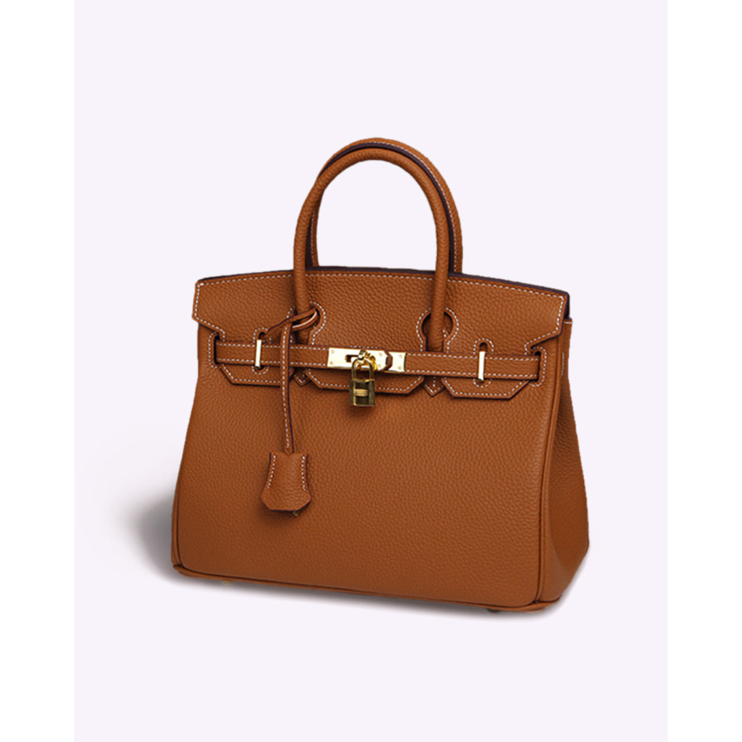 Mea Handtas | Luxe Dames Handtas van Leer met Gouden Hardware en Iconisch Design