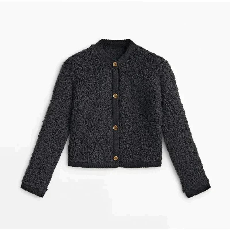Lanae | Teddy Strickjacke voor Dames - Elegantie, Comfort en Warmte voor de Winter