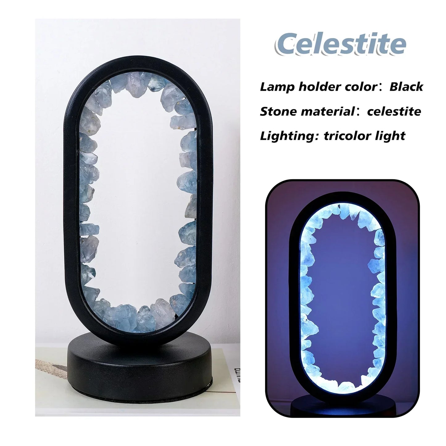 Amethist Lamp – Natuurlijke Paarse Kristallen voor Rustgevende Verlichting in Slaapkamer of Meditatiehoek