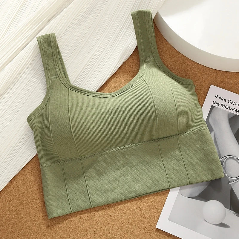 Dames sporttop set met ribstructuur en comfortabele pasvorm