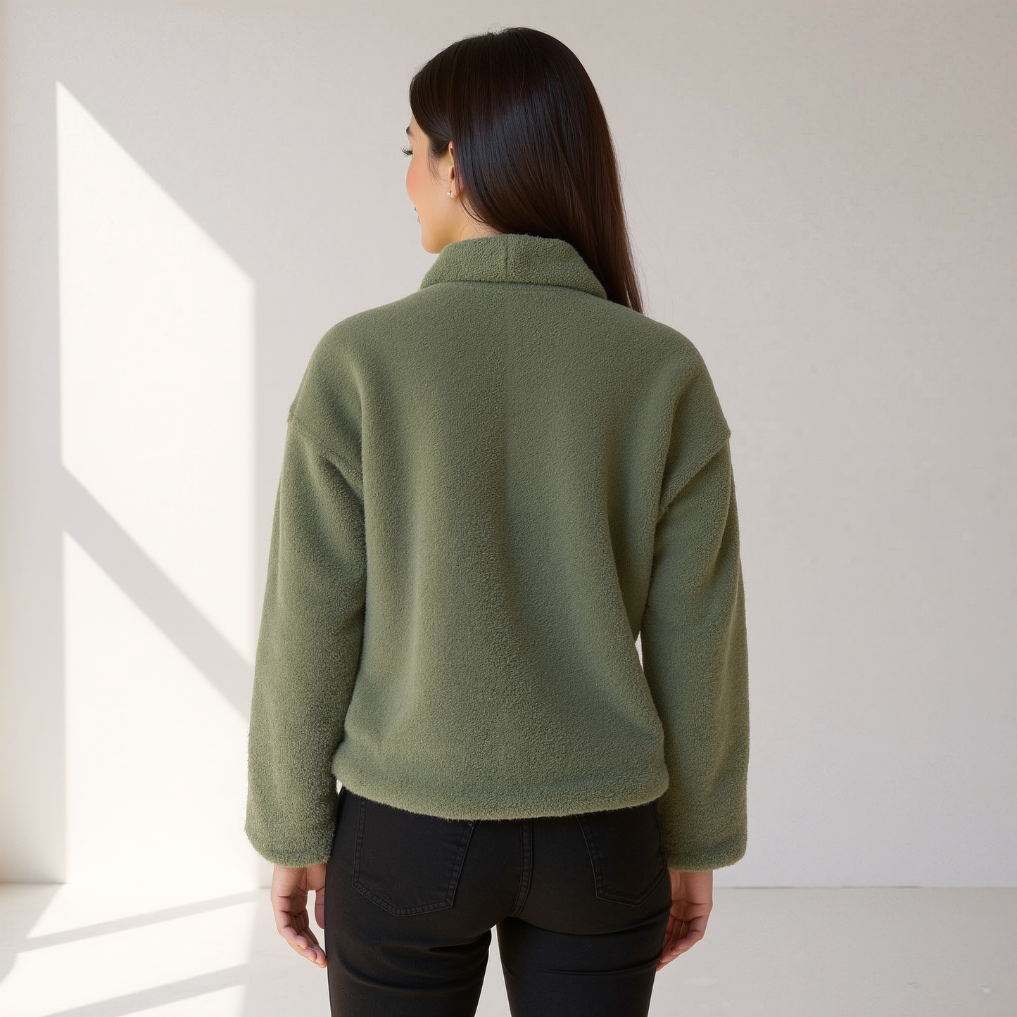 Yael Jas | Dames Fleece Herfstjas met Reverskraag en Tijdloze Snit
