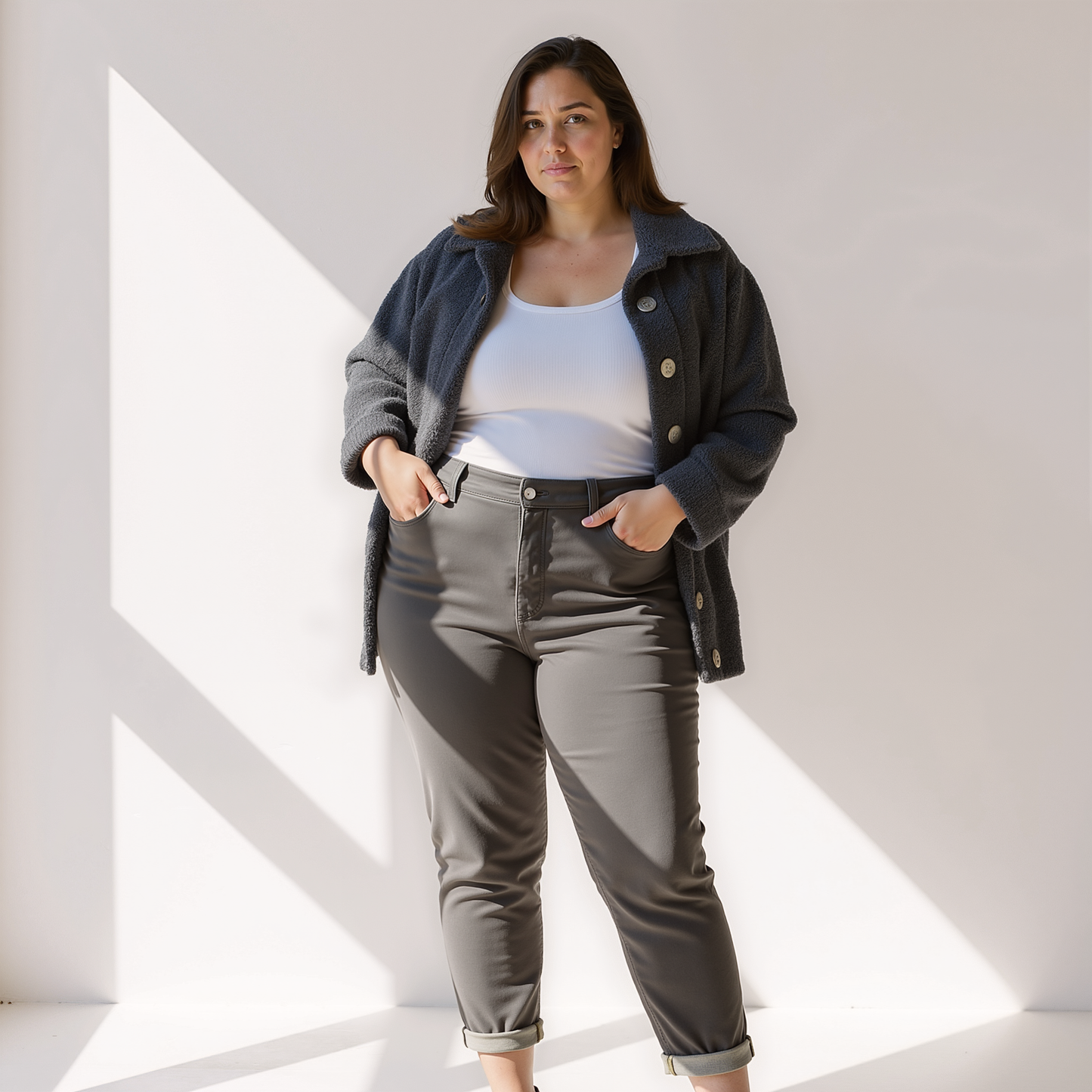 Yael Jas | Dames Fleece Herfstjas met Reverskraag en Tijdloze Snit