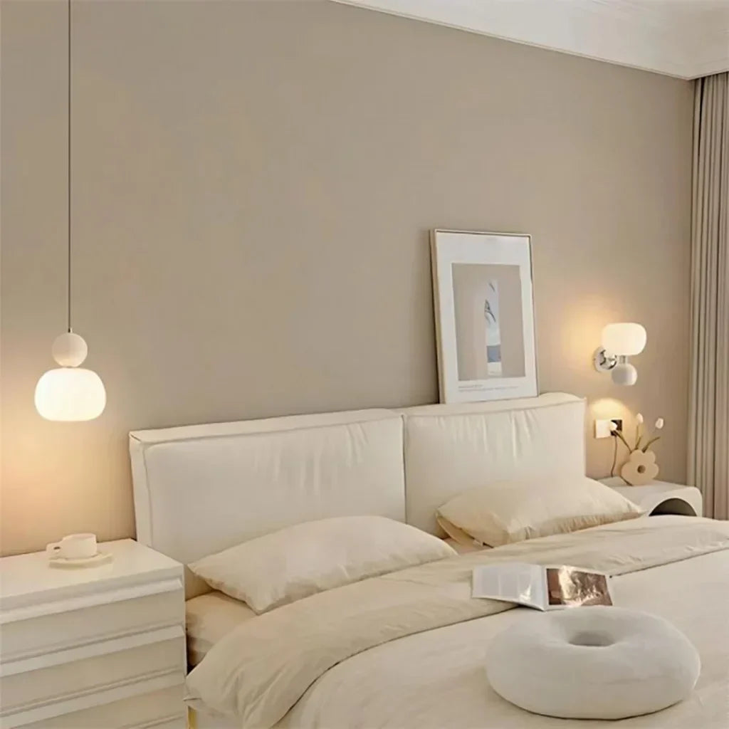 Hanglamp | Moderne metalen hanglamp met 3 lichtpunten in crème en andere kleuren