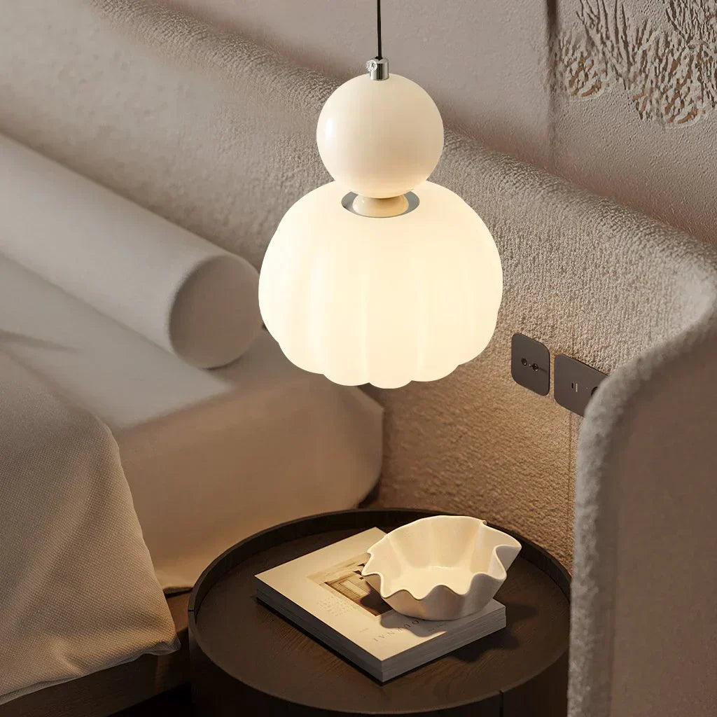 Hanglamp | Moderne metalen hanglamp met 3 lichtpunten in crème en andere kleuren