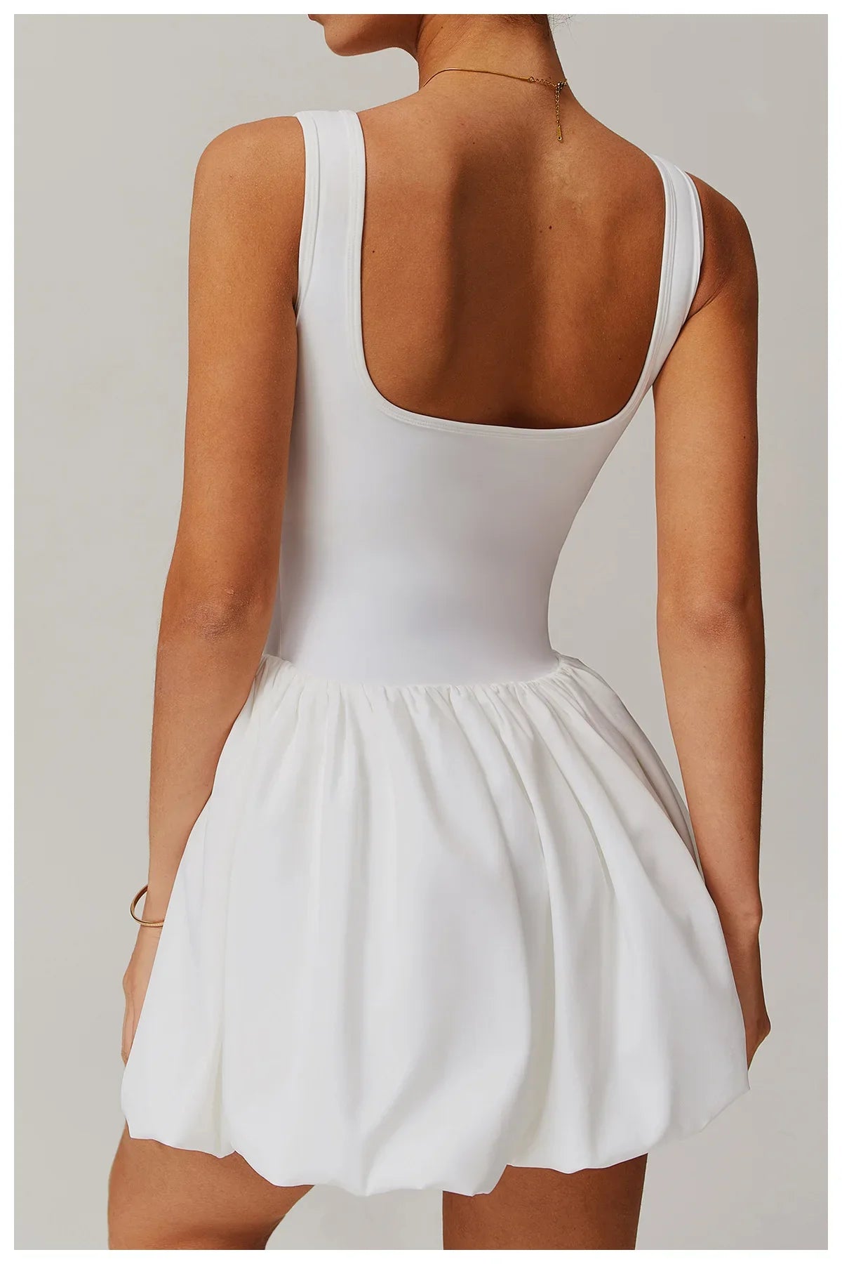 Elena Playsuit Dames | Sportieve Jumpsuit met Rok en Ingebouwde Shorts