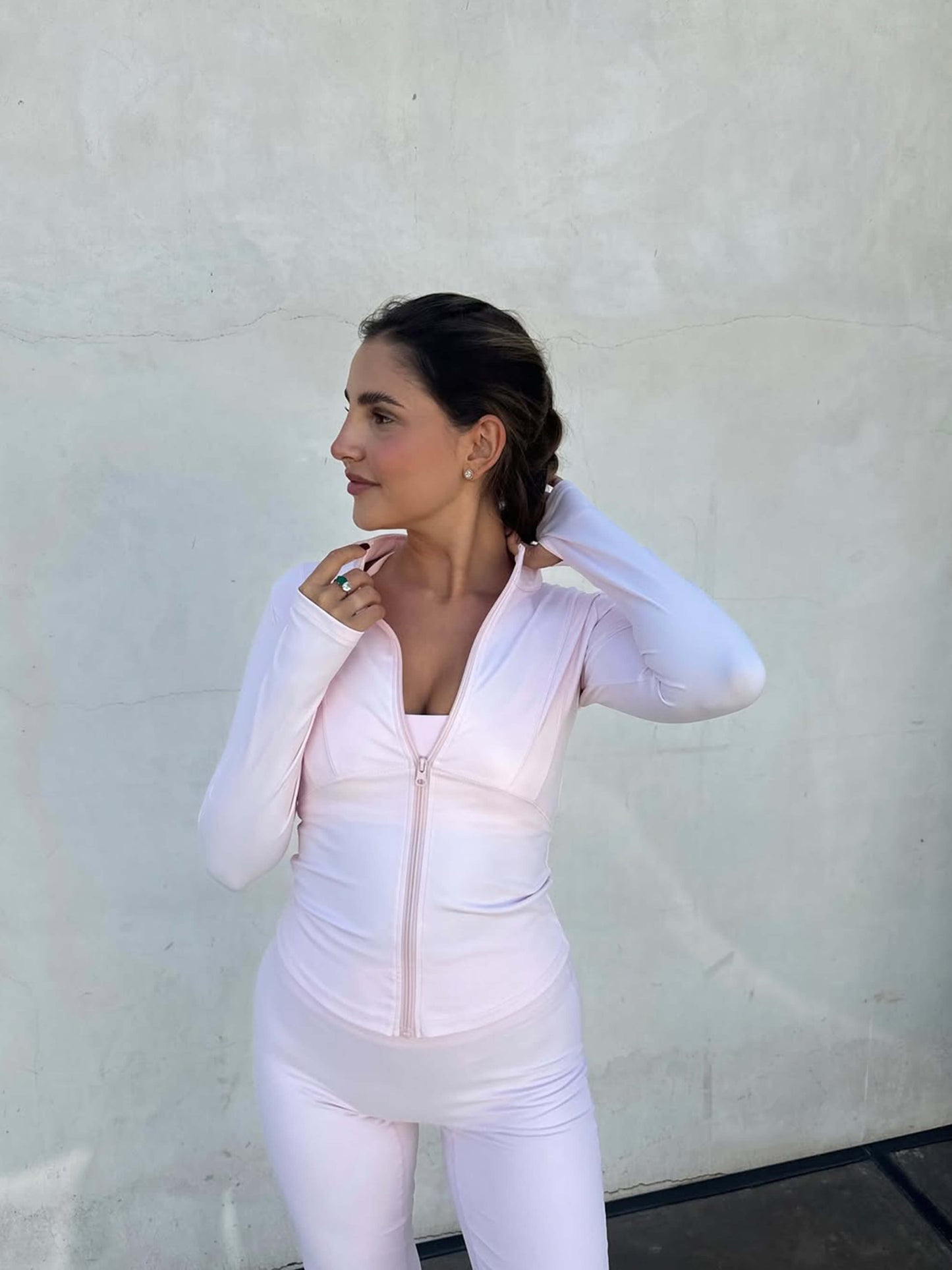 LOIS Fitness Jacket | Dames Sportjas met Sneldrogende Stof en Staande Kraag
