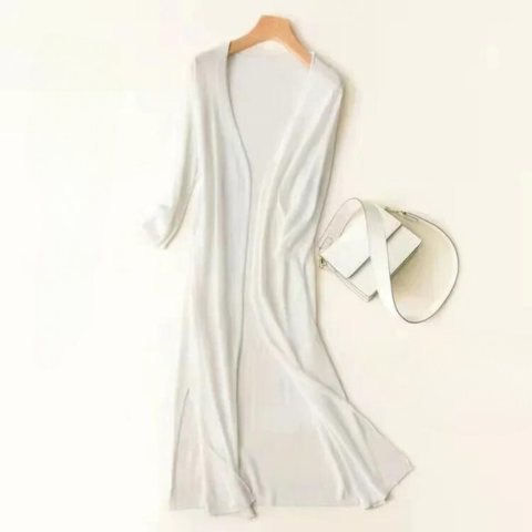 Feline | Dames Lange Vest – Lichtgewicht – Tijdloze Elegantie – Ademend & Comfortabel