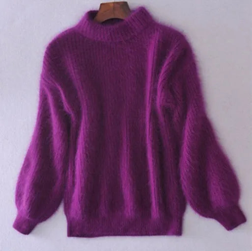 Louise | Vintage Trui voor Dames – Comfortabele en Elegante Rollneck Trui