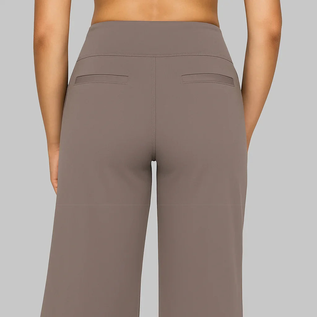 Rosalie Stretchbroek | Dames Broek met Hoge Taille en Zachte Ademende Stretchstof