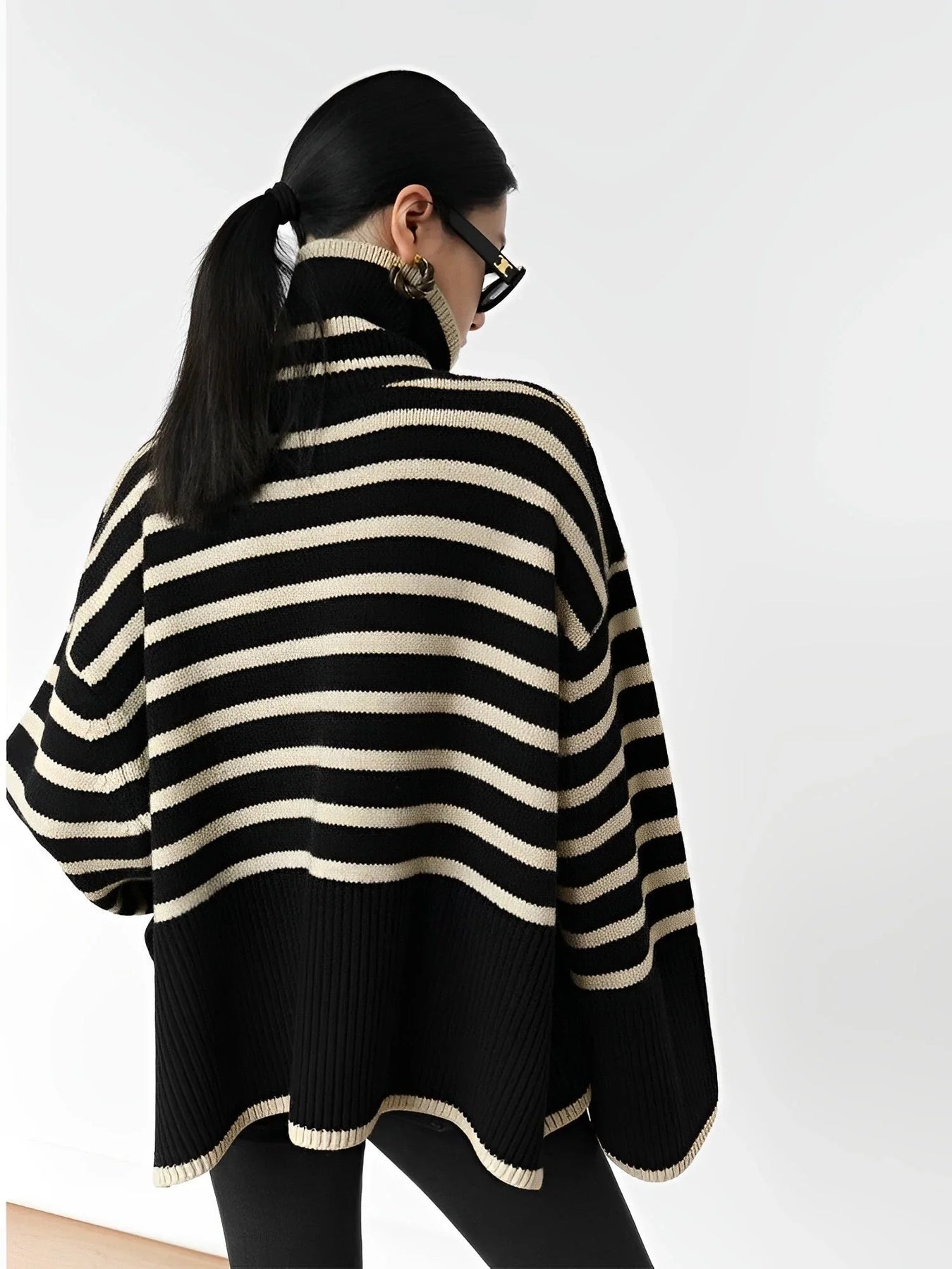 Dames Oversized Coltrui – Katoen, Losvallend, Casual voor Herfst en Winter