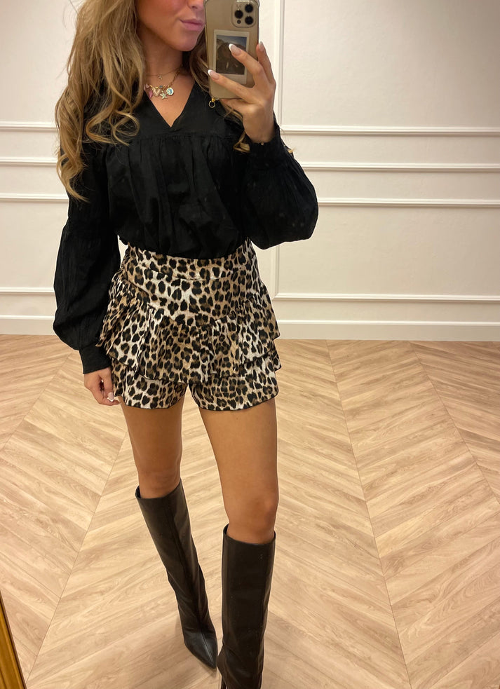 Samantha | Dames rok met luipaardprint – trendy design en flatterende pasvorm voor elke gelegenheid