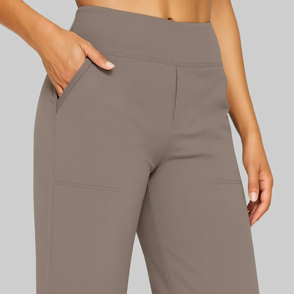 Rosalie Stretchbroek | Dames Broek met Hoge Taille en Zachte Ademende Stretchstof