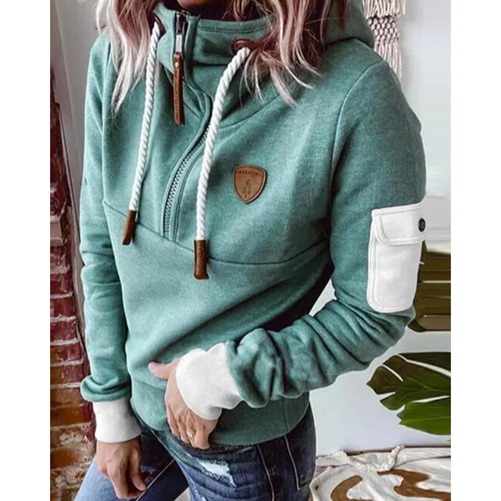 Dames Gebreide Hoodie – Comfortabel, Casual voor Thuis en Vrije Tijd
