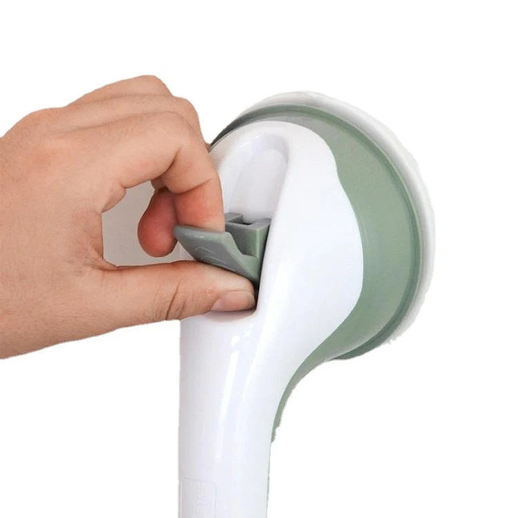 Veiligheids Handgreep – Wit, Suction Bevestiging voor Badkamer of Douche