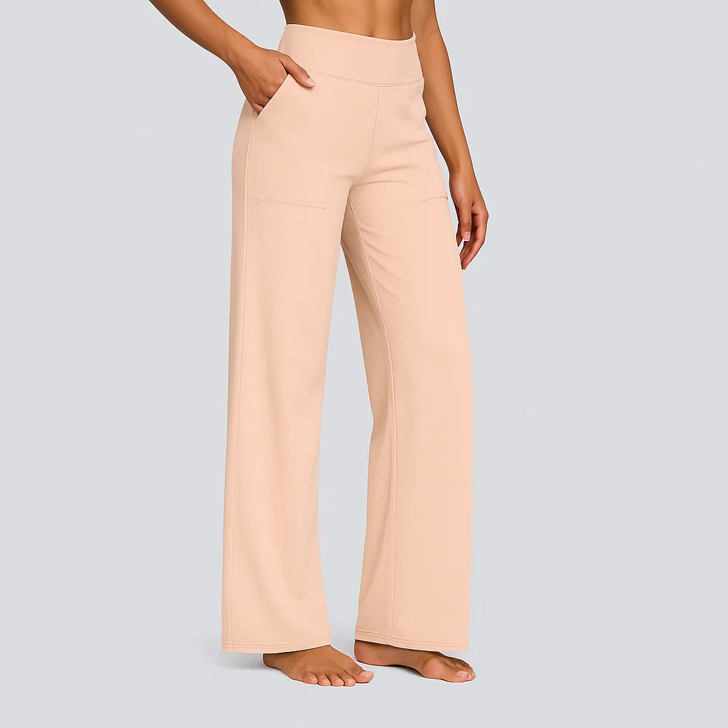 Rosalie Stretchbroek | Dames Broek met Hoge Taille en Zachte Ademende Stretchstof