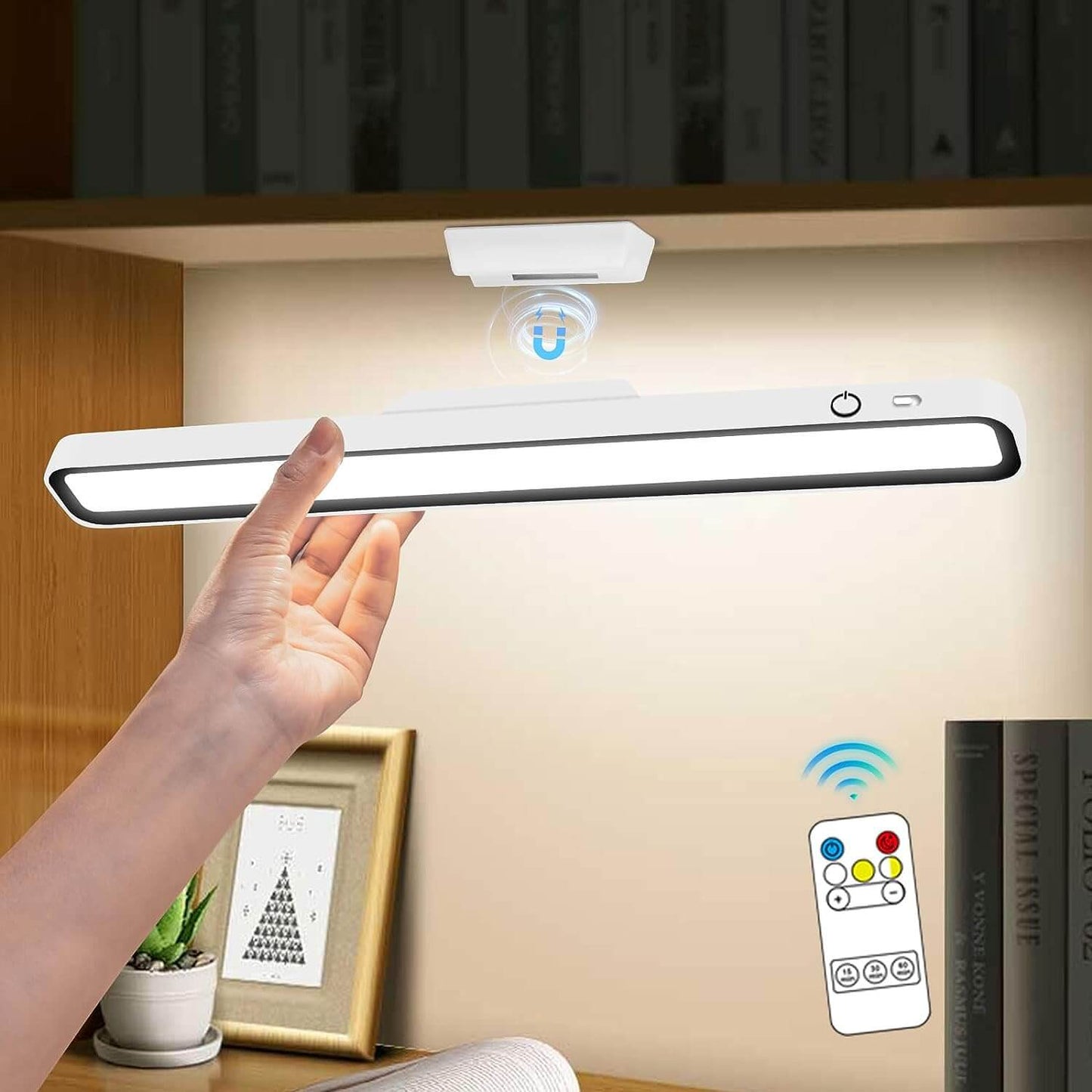Draadloze LED Lichtbalk – Oplaadbaar, Modern Design voor Binnen en Buitenverlichting